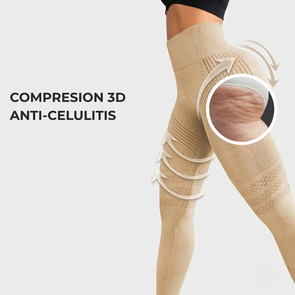 2X1 LEGGINGS ANTICELULITIS DE COMPRESIÓN 3D