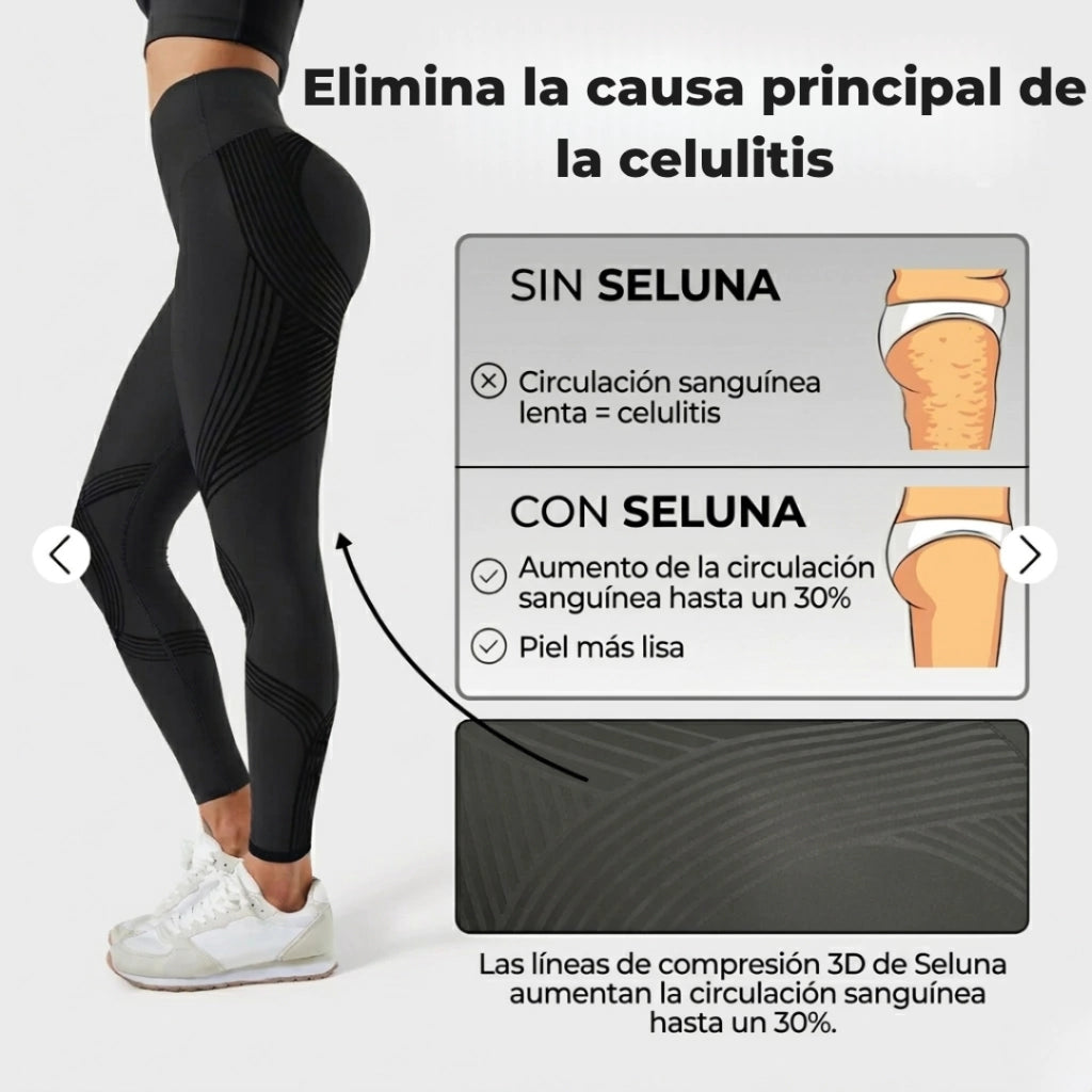 2X1 LEGGINGS ANTICELULITIS DE COMPRESIÓN 3D